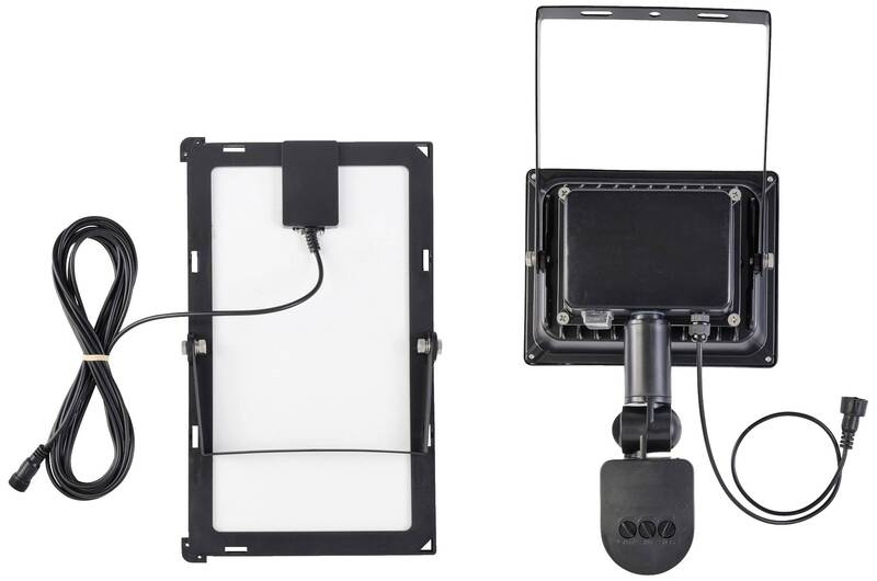 Sygonix SY-5461110 Solar-Spot mit Bewegungsmelder 30 W Neutralweiß Schwarz Solar - 4064161240350