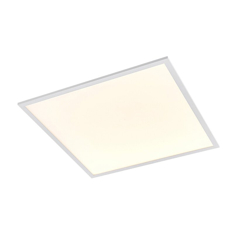 Lindby LED Panel Deckenleuchte Raumbeleuchtung Quais Aluminiumrahmen Weiß quadra - 4251096581584