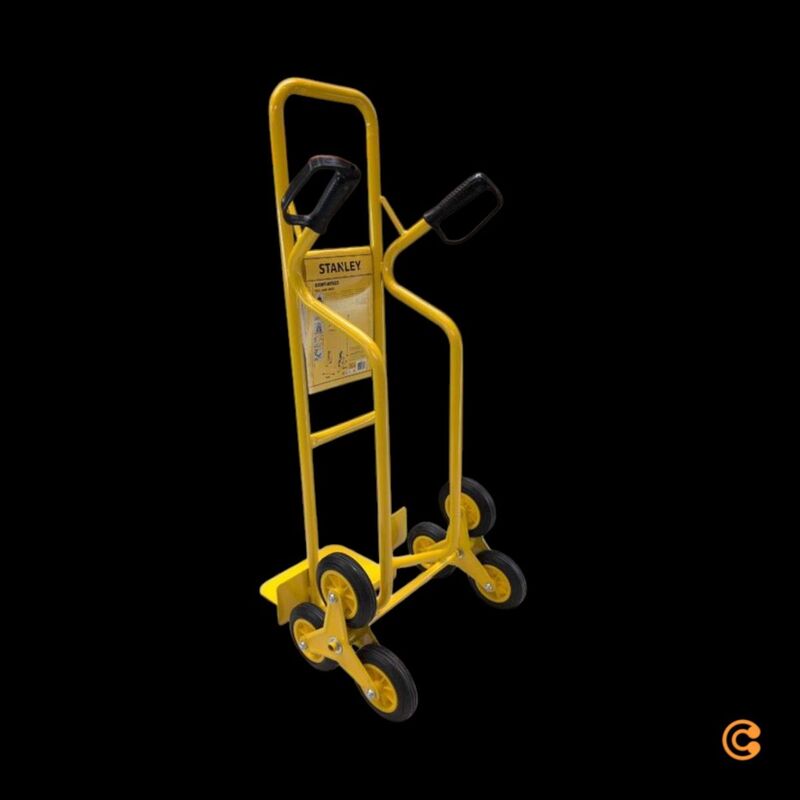 Stanley Sackkarre Stahl Treppenkarre 200kg Handwagen Transportwagen gelb - 8717496635235