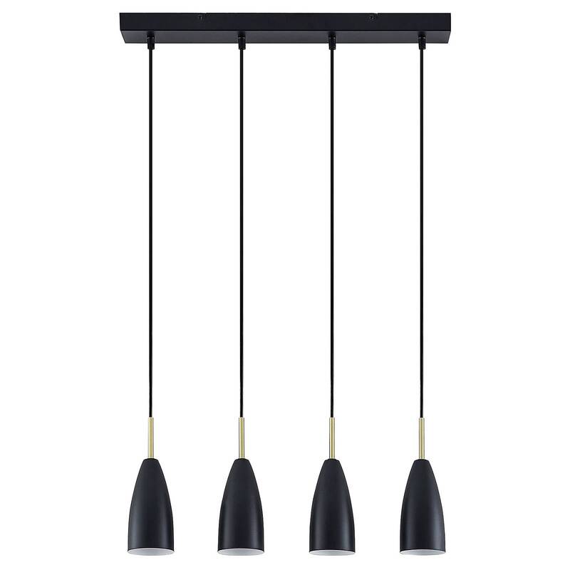 Pendelleuchte Hängeleuchte Deckenlampe Lampe E14 schwarz Lindby Caylee - 4251911728170