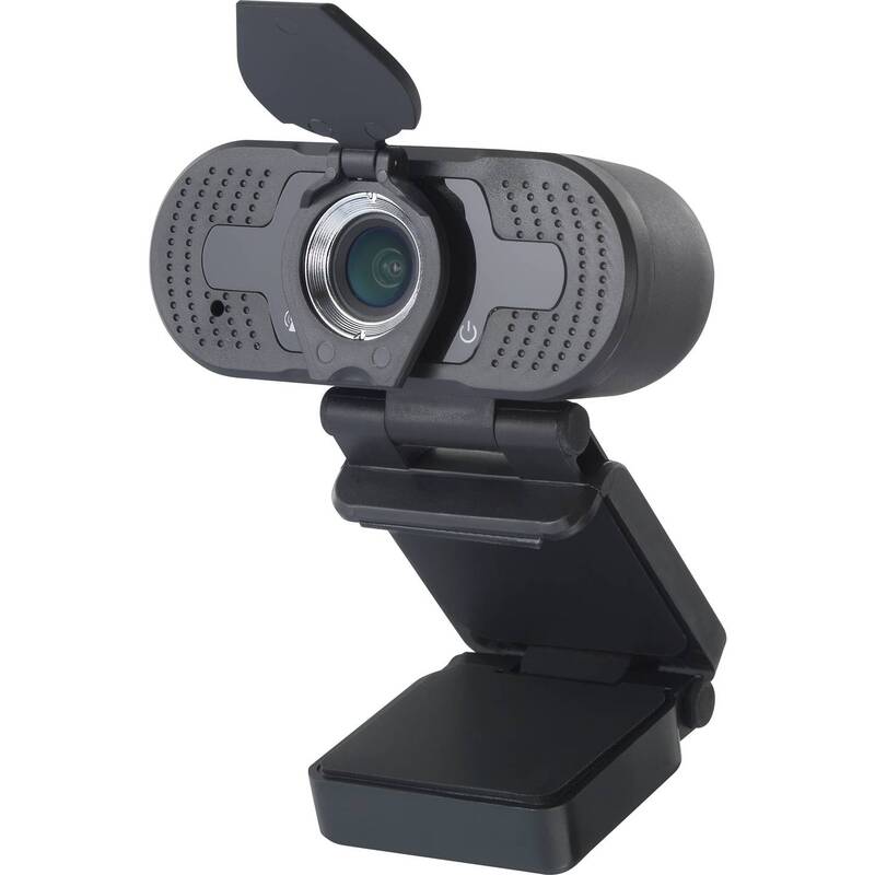 Renkforce Webcam Full HD 1920x1080 Pixel Kamera mit Klemm-Halterung und Mikrofon - 4064161158099