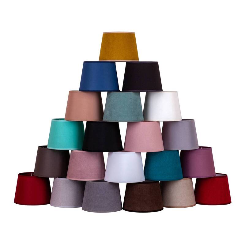 DUOLLA Lampenschirm Classic S gewebt rot Leuchte Lampe stilvoll Made in Europe - 5903689186810
