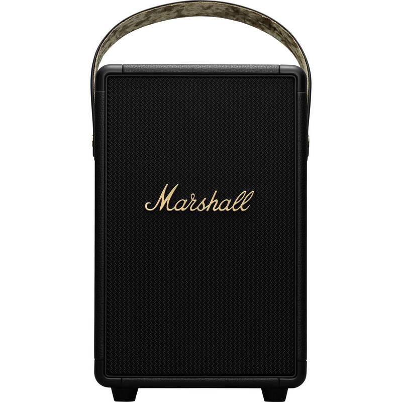 Marshall Bluetooth Lautsprecher Box Tufton Schwarz & Messing 20h Akku 15W IPX2 - 7340055382540