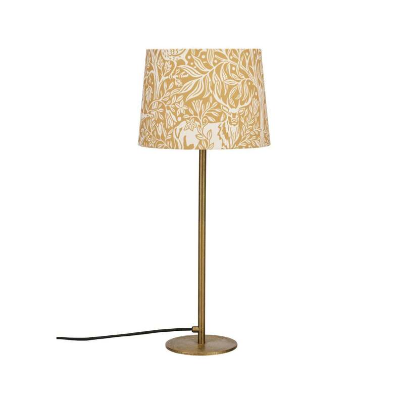 PR Home Tischlampe Base Eldertree LED Leuchte gelb grau 58cm Höhe 25cm Ø - 7330976141968