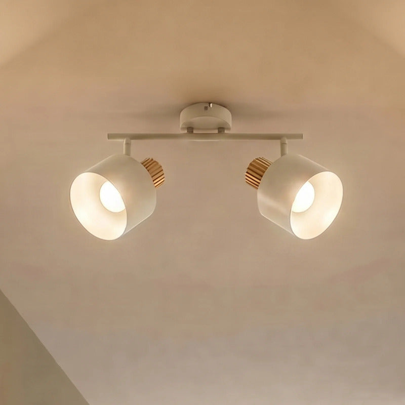 Lindby Deckenstrahler Lenja LED Strahler dimmbar 2-flammig beige Metall 45,4cm - 4255830917202