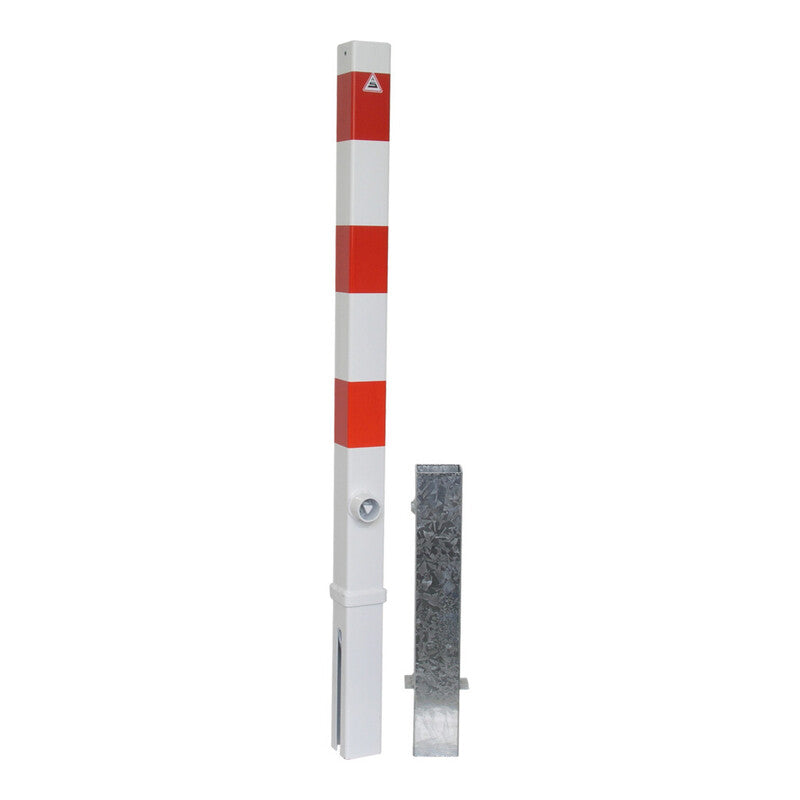 Schake Absperrpfosten Typ 470F herausnehmbar Feuerwehrdreikantverschluss 70x70mm - 4250384711566