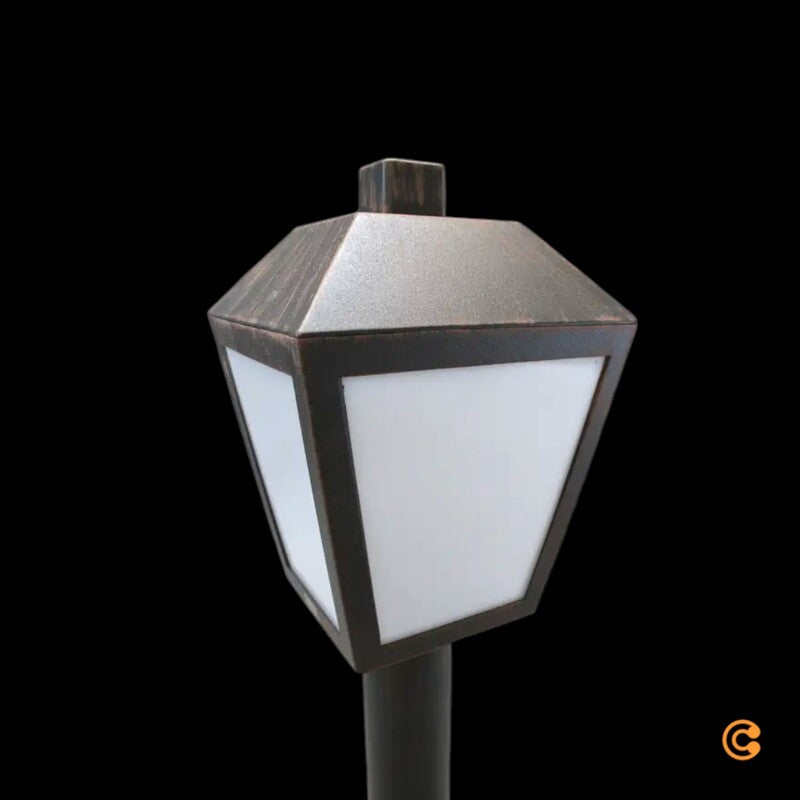 Bendix Sockelleuchte Außenleuchte Laterne LED Gartenlampe Schwarz Kupfer Antik - 4251096553031