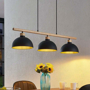 B-Ware Lindby Tirzana Hängeleuchte Deckenlampe Pendelleuchte E27 dreiflammig schwarz