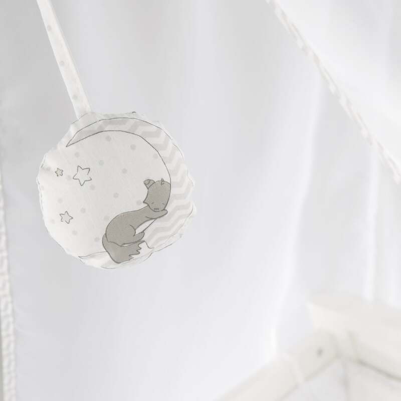 roba Komplettbettset Babybett Set Fox & Bunny weiß 70x140cm Bettwäsche Matra688 - 4005317286785