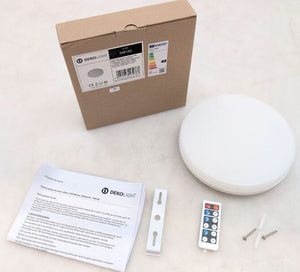 B-Ware Deko-Light Deckenleuchte Altais LED Lampe mit Bewegungsmelder warmweiß IP54
