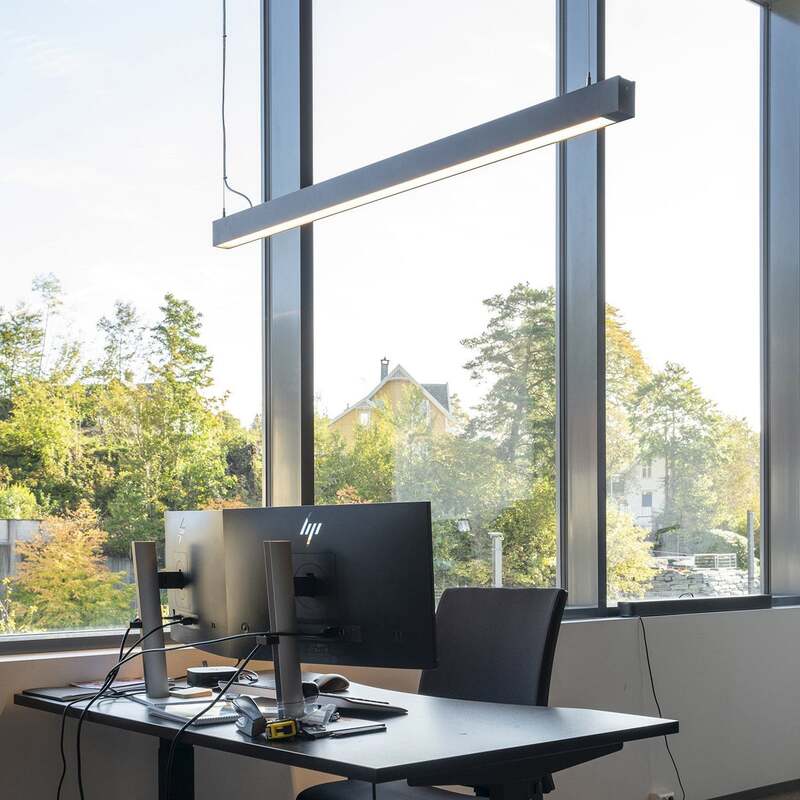 SLC Deckenleuchte Lampe LED Click CCT dimmbar schwarz für Länge 140 cm - 7070938078597