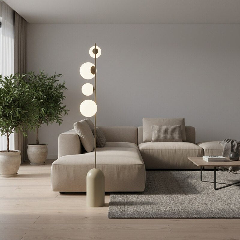 Lampadar ETNO LP4 Hängeleuchte LED Lampe 8W G9 weiß 140x15cm moderne Leuchte - 5907106013147