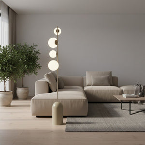 B-Ware Lampadar ETNO LP4 Hängeleuchte LED Lampe 8W G9 weiß 140x15cm moderne Leuchte