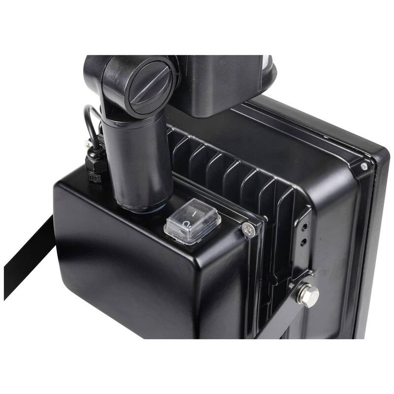 Sygonix SY-5461110 Solar-Spot mit Bewegungsmelder 30 W Neutralweiß Schwarz Solar - 4064161240350