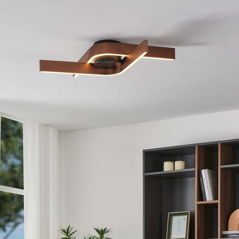 EGLO FOLCINO-Z MATTER Ceiling Lamp 640x400 RGB/CCT 3720lm Black/bronze - 9008606360277