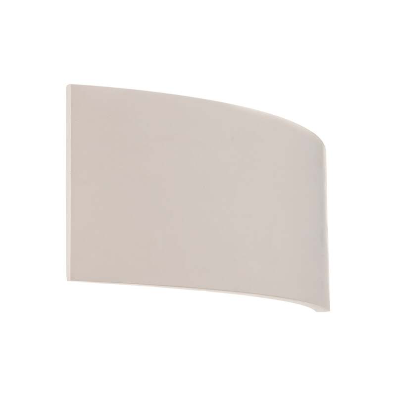 Lindby Wandleuchte Naike LED Wandlampe Gips dimmbar weiß 35x15cm IP20 2-flammig - 4251096524338