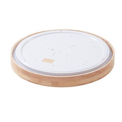 Lindby Innes LED-Deckenleuchte Deckenlampe Deckenlicht Lampe Holz Ø50,5cm Smart - 4251911766912