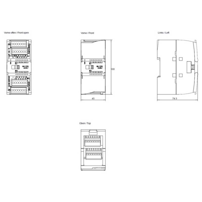 Siemens SM 1223 6ES72231QH320XB0 SPS-Erweiterungsmodul Erweiterung Steuerung - 6940408101029