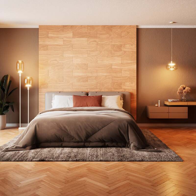 OSRAM Stehleuchte DECOR STICK beige 146 cm 2 x E27 Schalter am Kabel - 4099854440328