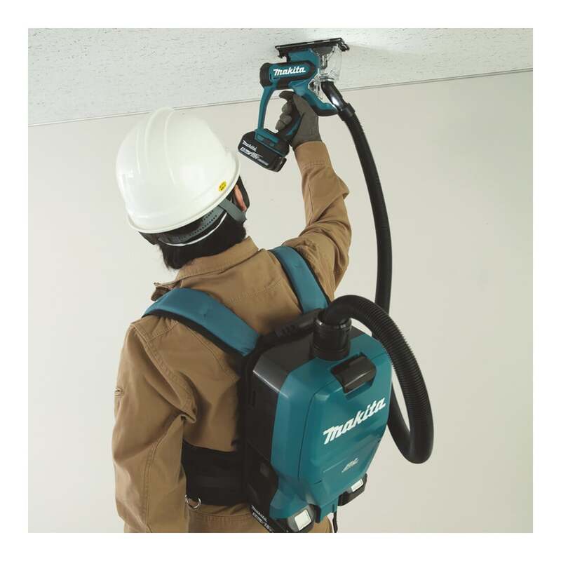 Makita Akku-Gipskartonsäge DSD180Z Akku-Schneider 30mm Schnittleistung blau - 0088381826853