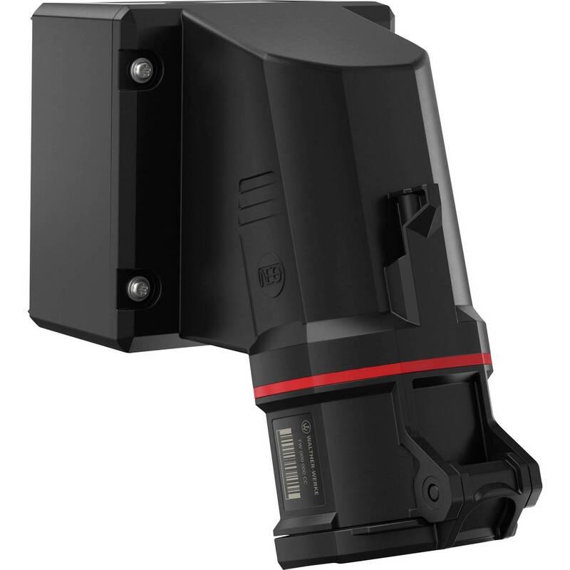 Walther Werke CEE Wandsteckdose 32A 5polig IP54 FW131506CC Anschluss rot 1 St. - 4015609455454