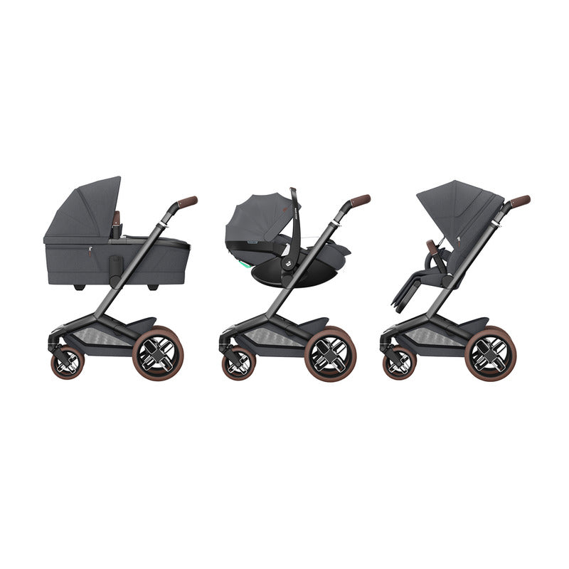 MAXI-COSI Premi Fame Gestell Twillic Graphite Kombikinderwagen Kinderwagen - 3220660008438