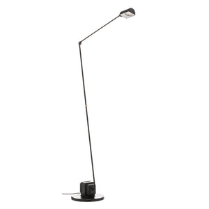 B-Ware Lumina Stehleuchte Bodenlampe LED Daphine schwarz matt Stahl dimmbar Schalter