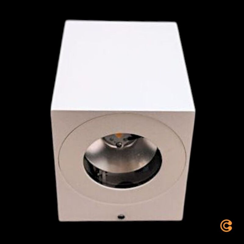 Nordlux Außenwandleuchte Canto Kubi 2 LED Wandleuchte Lampe weiß IP44 10cm - 5701581482982