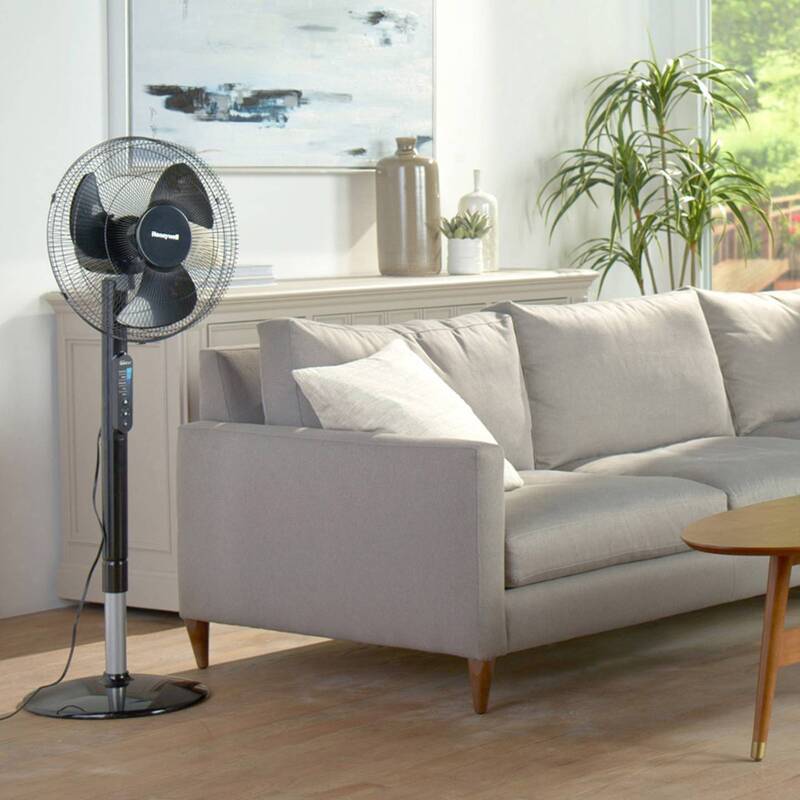 Honeywell Standventilator HSF600BE4 40W Höhenverstellbar Oszillierend Schwarz - 4022167206008
