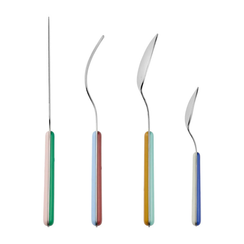 Broste Copenhagen Besteck Set Tafelbesteck Marstal multi colour SIEHE TEXT/FOTO - 5710688210374