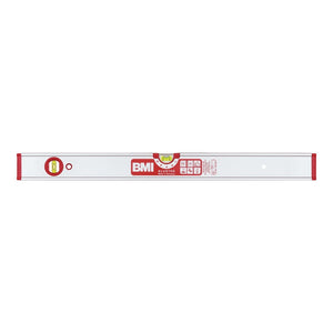 B-Ware BMI Wasserwaage ALUSTAR Messwerkzeug Aluminium 200cm silber ± 0,5 mm/m