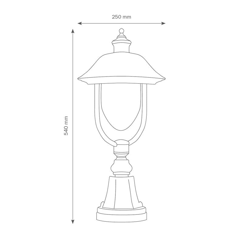 LCD 1156 Sockelleuchte Sockellampe Leuchte Lampe Gartenleuchte Gartenlampe Licht - 8033239581974
