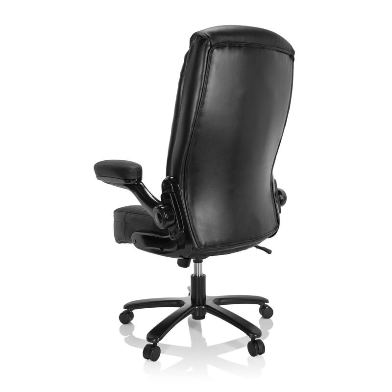 hjh OFFICE XXL Drehstuhl INSTRUCTOR III Leder ergonomisch klappbare Armlehnen - 4064323017509