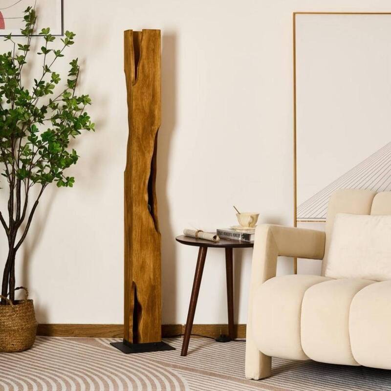 Eco-Light Stehleuchte Venus braun Höhe 141 cm Holz 4-flammig SIEHE TEXT/FOTO - 4250294322210