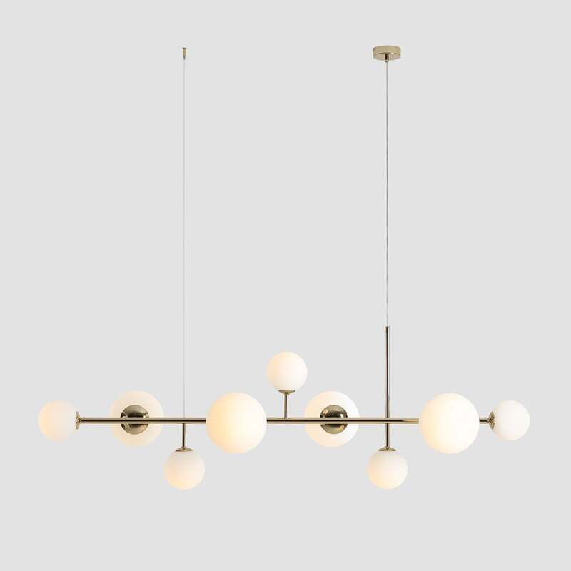 ALDEX Hängeleuchte Pendelleuchte Dione Glas gold weiß satiniert SIEHE TEXT/FOTO - 5904798657949