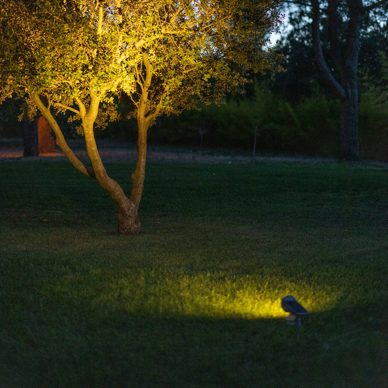 Les Jardins Außenstrahler OJE LED Gartenleuchte dimmbar grau IP66 Timer 600 - 0000010044446