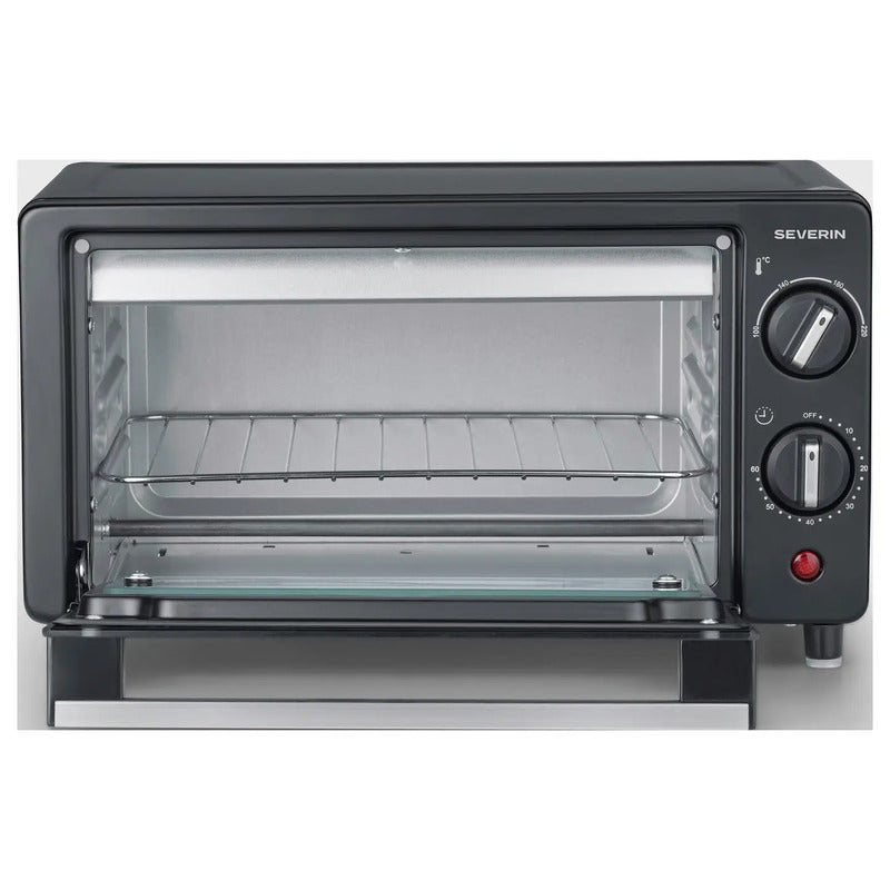 Severin Minibackofen 9 l Elektroofen mit Timerfunktion und Grill 800 W 220 °C - 4069486001839
