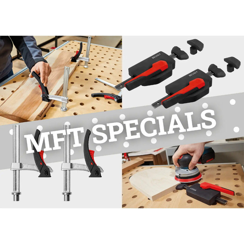 Bessey Spannzwingen-Set MFT-A max. Spannweite 150 mm Ausladung 80 mm - 4008158050676