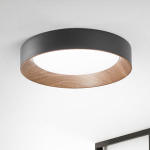 B-Ware Luce Ambiente Design Deckenlampe Arka LED Lampe Leuchte CCT schwarz Ø50cm