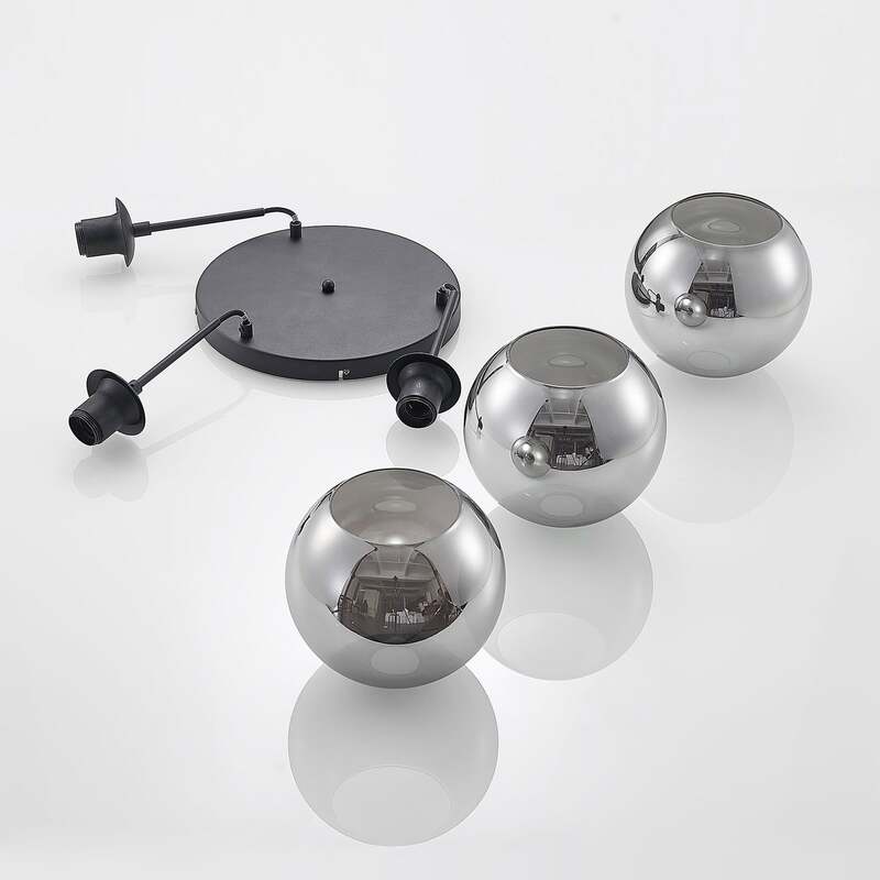 Lindby Hängelampe Hängeleuchte Jurian LED Pendelleuchte Lampe dimmbar schwarz - 4251911727869