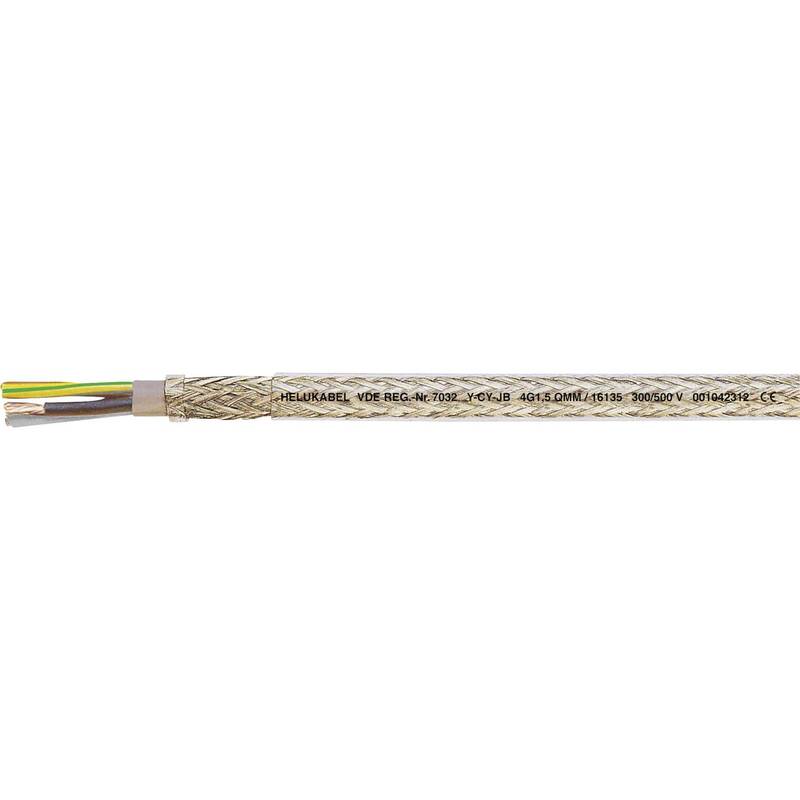 HELU Steuerleitung Steuerkabel Kabel YCYJB Transparent 5 G 2.5 mm² PVC 100 m - 2050006080948