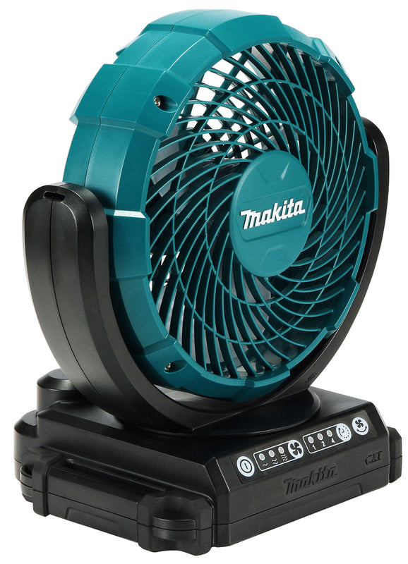 Makita Standventilator Ventilator Oszillation 3 Stufen Kunststoff türkis 284mm - 0088381865005