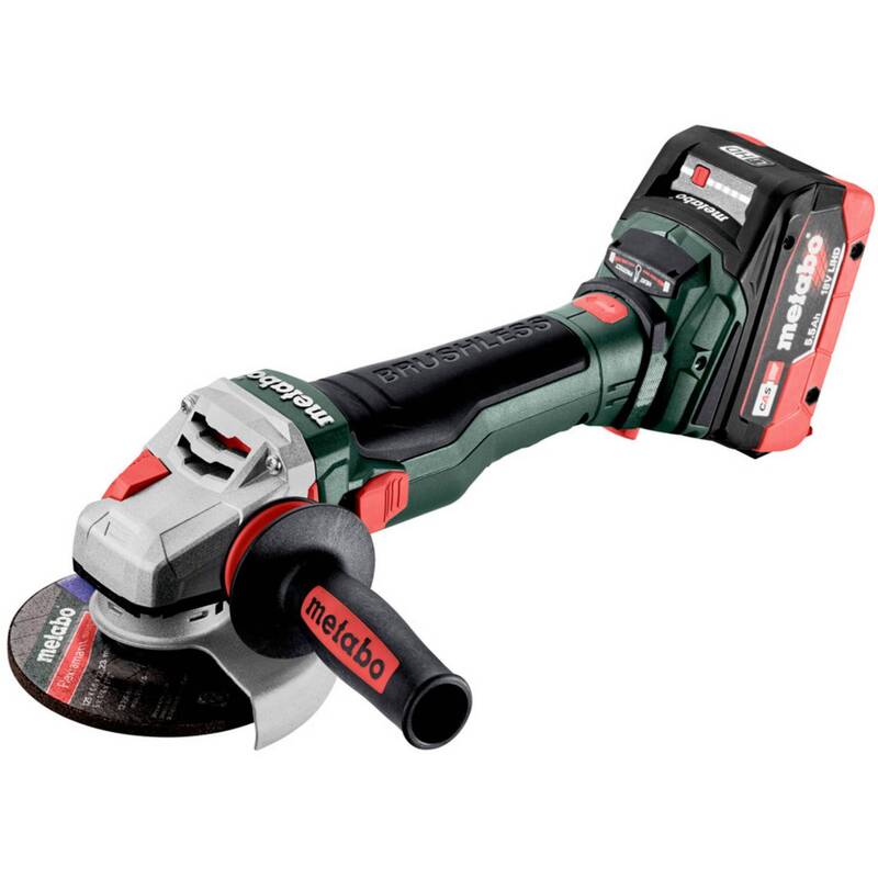 Metabo Akku-Winkelschleifer bürstenlos WB 18 LTX BL 15-125 2 Akkus Ladegerät - 4061792229051