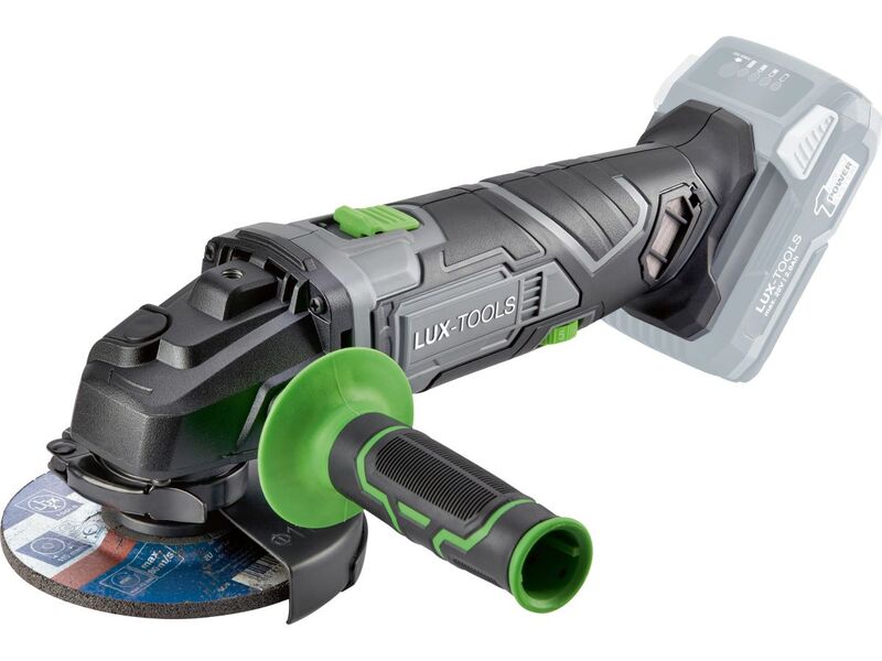 LUX-TOOLS Akku-Winkelschleifer A-WS-20/115 A 20 V Flex Trennschleifer ohne Akku - 4007871963263