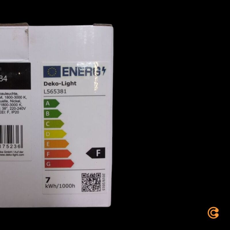 Deko Light LED Einbauspot Einbauleuchte Dione LED fest eingebaut Nickel - 4042943175236