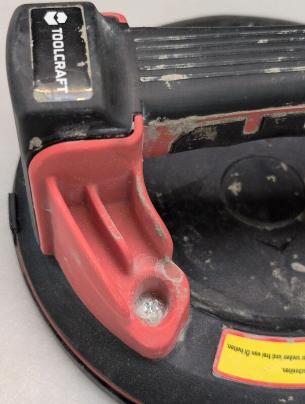Toolcraft Akku-Saugheber Tragkraft 168 kg Heben Transportieren 205 mm Ø 98 mm - 4064161471839