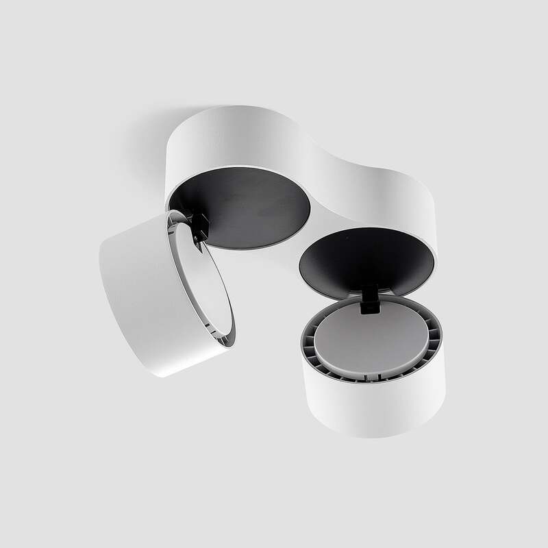 Arcchio Deckenstrahler Spot LED weiß Rotari Aluminium Lampe warmweiß dimmbar - 4251096579369