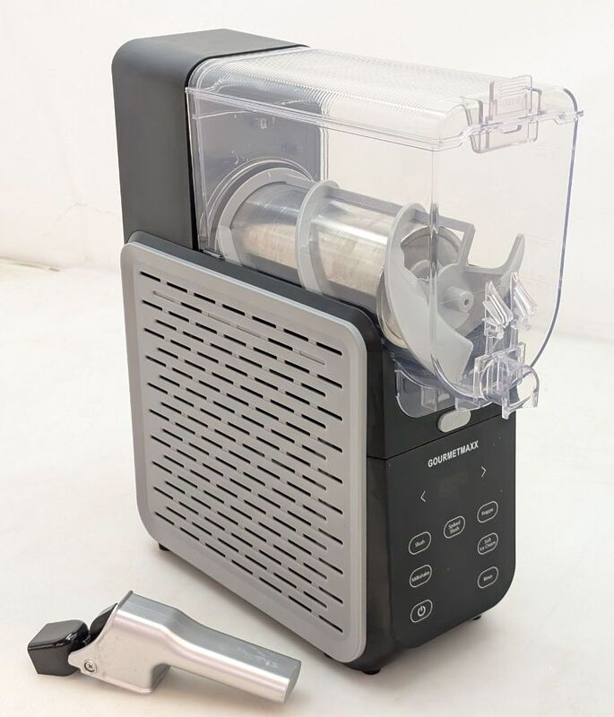 GOURMETmaxx Eismaschine Slush-Eis Frappé Milchshake Softeis 200W Schwarz-Grau - 4067522092056