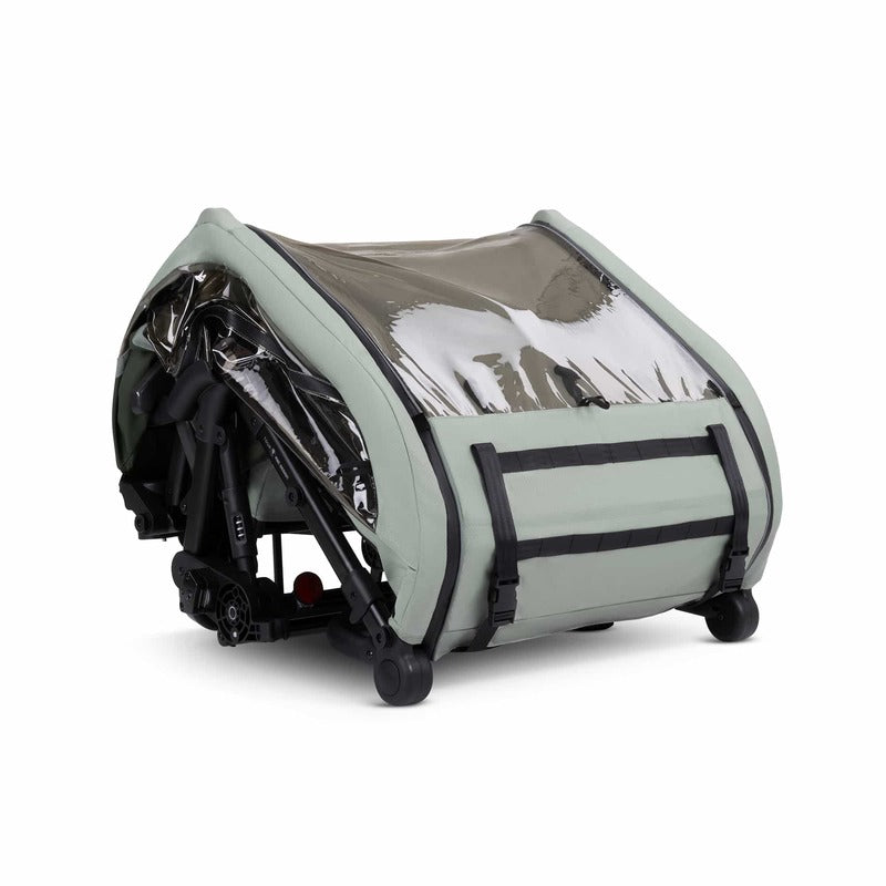 ABC Design Fahrradanhänger Tour 2 Zweisitzer Jogger-Modus Olive 5-Punkt-Gurt 79 - 4045875074738