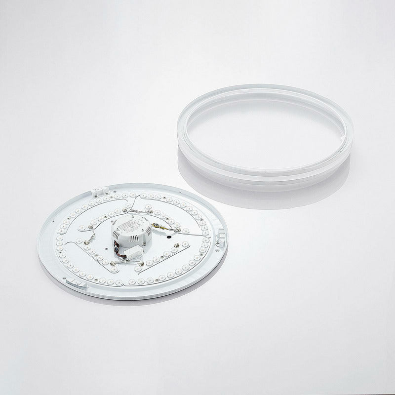 Deckenlampe Deckenleuchte LED Lampe Arnim weiß Kunststoff Fernbedienung IP44 Lin - 4251096557329
